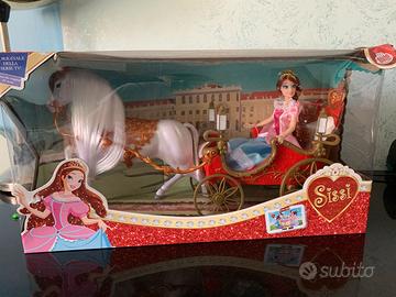 Bambola Principessa Sissi con Carrozza