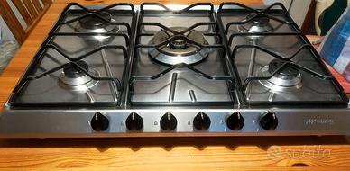 piano cottura smeg 6 fuochi