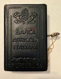 Antico salvadanaio a libro anni 20/30