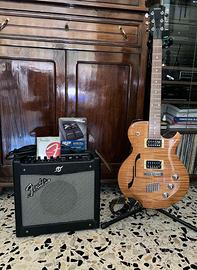 Chitarra elettrica Yamaha AES620HB in bundle
