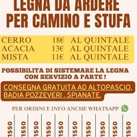 legna da ardere stufa e camino