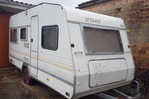 Knaus roulotte 4 posti bagno interno veranda