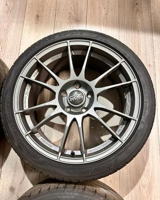 kit cerchi oz 18 ultraleggera più gomme