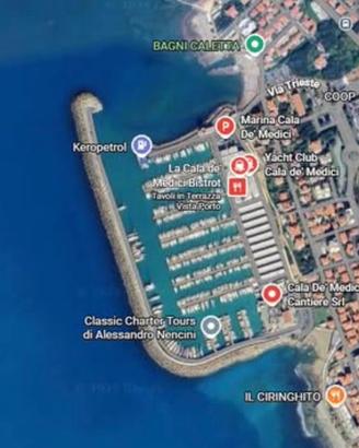 Posto barca con posto auto a Cala de' Medici