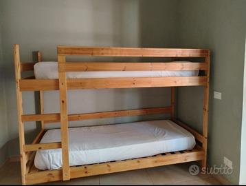 Letto a castello e materassi