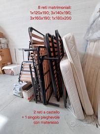 reti, materassi, letto a castello e pouf letto