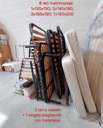 reti, materassi, letto a castello e pouf letto