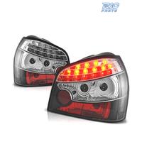 FANALI AUDI A3 96-00 LED FONDO NERO ROSSO