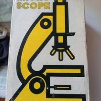 Microscopio ottico anni 60 Made in Japan