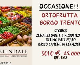 Interessante storico ortofrutta zona b.go trento