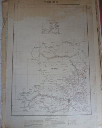 Cartine militari 1/300000 datate 1895/1899