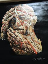 Rabarama quadro ANTI-TESI olio su tela 2004