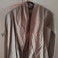 Maglione-sciarpa di cashmere taglia M