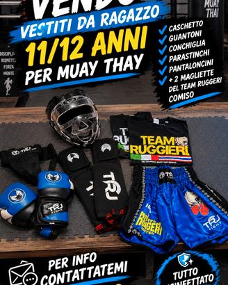 abbigliamento muaythay