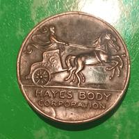TAG EMBLEMA HAYES BODY CORPORATION AUTO 1930/31