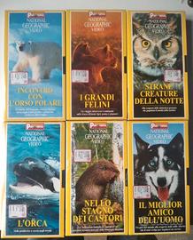 nuove ancora sigillate 6 VHS national Geographic
