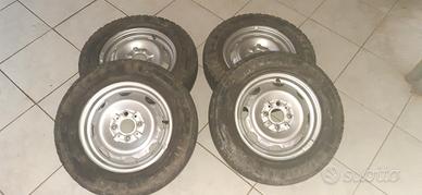 cerchi e gomme panda 4x4 