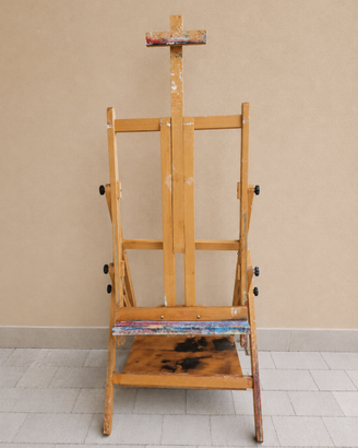 Cavalletto Professionale in Legno Regolabile