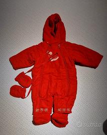 tuta invernale neonato tg 6/9 mesi