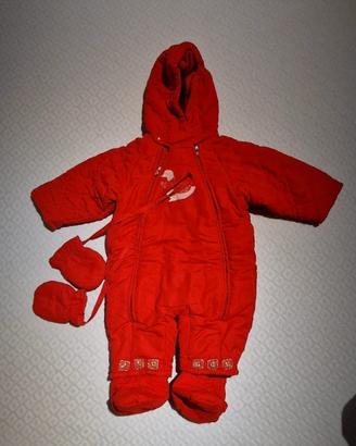 tuta invernale neonato tg 6/9 mesi