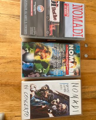 Videocassette concerti Nomadi