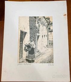 coppia di serigrafie su seta firmate D'Amico 