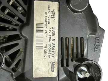 Alternatore fiat punto evo 1300 multijet 75 CV