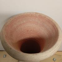 Colonna portavaso in pietra