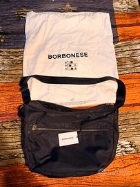 Borsa Tracolla BORBONESE Luna Bag in Nylon Nero