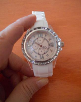 Orologio cronografo donna bianco