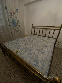 letto matrimoniale in ottone