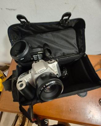 Canon reflex Eos300 con 2 ottiche