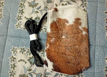 Borsa in pelle sintetica tipo cavallino