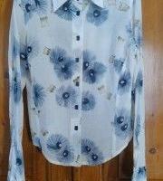 Camicia Gas Blue Jeans fantasia taglia XS