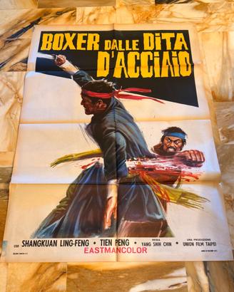 Manifesto originale  “Boxer dalle dita d’acciaio