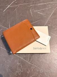 Portafoglio Samsonite in vera pelle nuovo