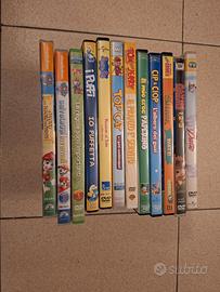 Lotto 11 DVD cartoni animati bambini