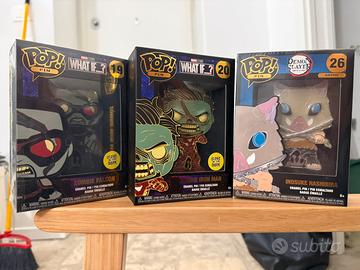 FUNKO POP PIN Lotto 3 pezzi nuovi e sigillati 50€