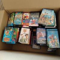 Videocassette VHS Disney e altro