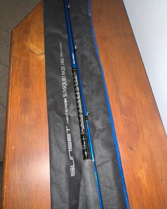 canna da pesca  eging sunset