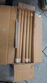 15 Tubi T8 a LED 10W 60CM diffusore opaco