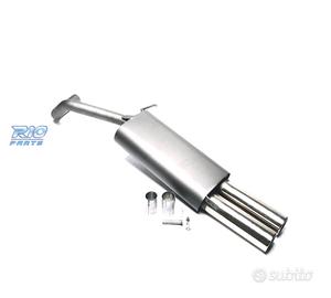 SILENZIATORE DI SCARICO PER SKODA FABIA 1.2 1999- 