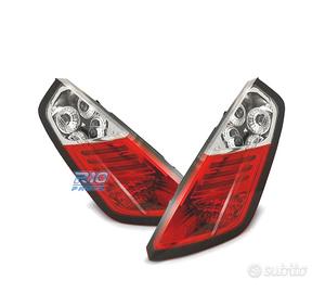 FANALI FIAT GRANDE PUNTO 05-09 LED ROSSO CROMATO