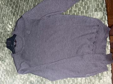 maglione k way taglia m grigio nuovo