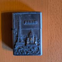 Accendino Vintage stile zippo Paris