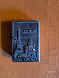 Accendino Vintage stile zippo Paris