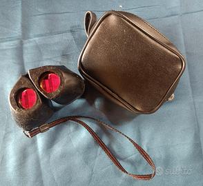 Binocolo Vintage Penagor compatto con custodia 