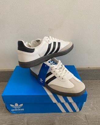 adidas Originals SAMBA OG Bianco/Grigio 37