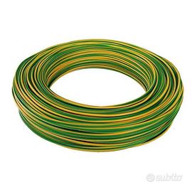 Cavo Elettrico Giallo/Verde 2,5 mm Matassa 100 mt