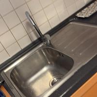 Lavello acciaio e rubinetto